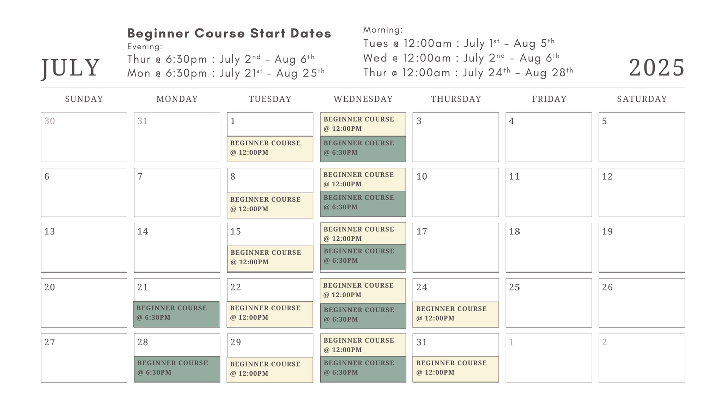 Beginner Sewing Course – 4 Weeks + Optional Project Days