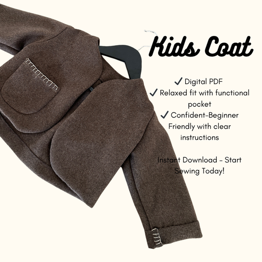 Kids Coat – PDF Sewing Pattern