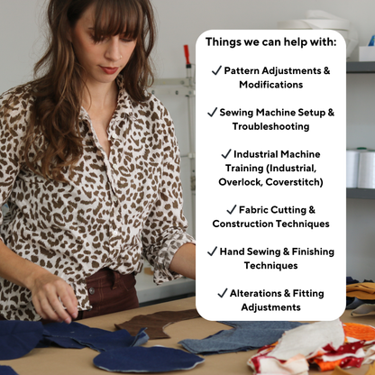 Private Sewing Lesson - $45/hr
