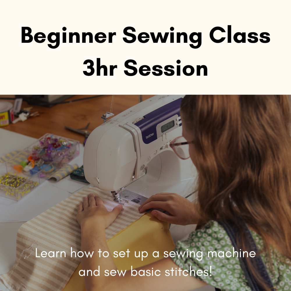 Beginner Sewing Class - 3hr Single Session