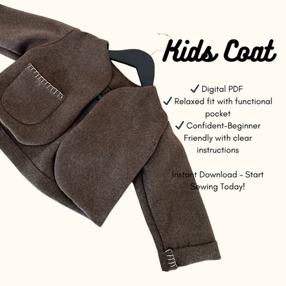Kids Coat – PDF Sewing Pattern